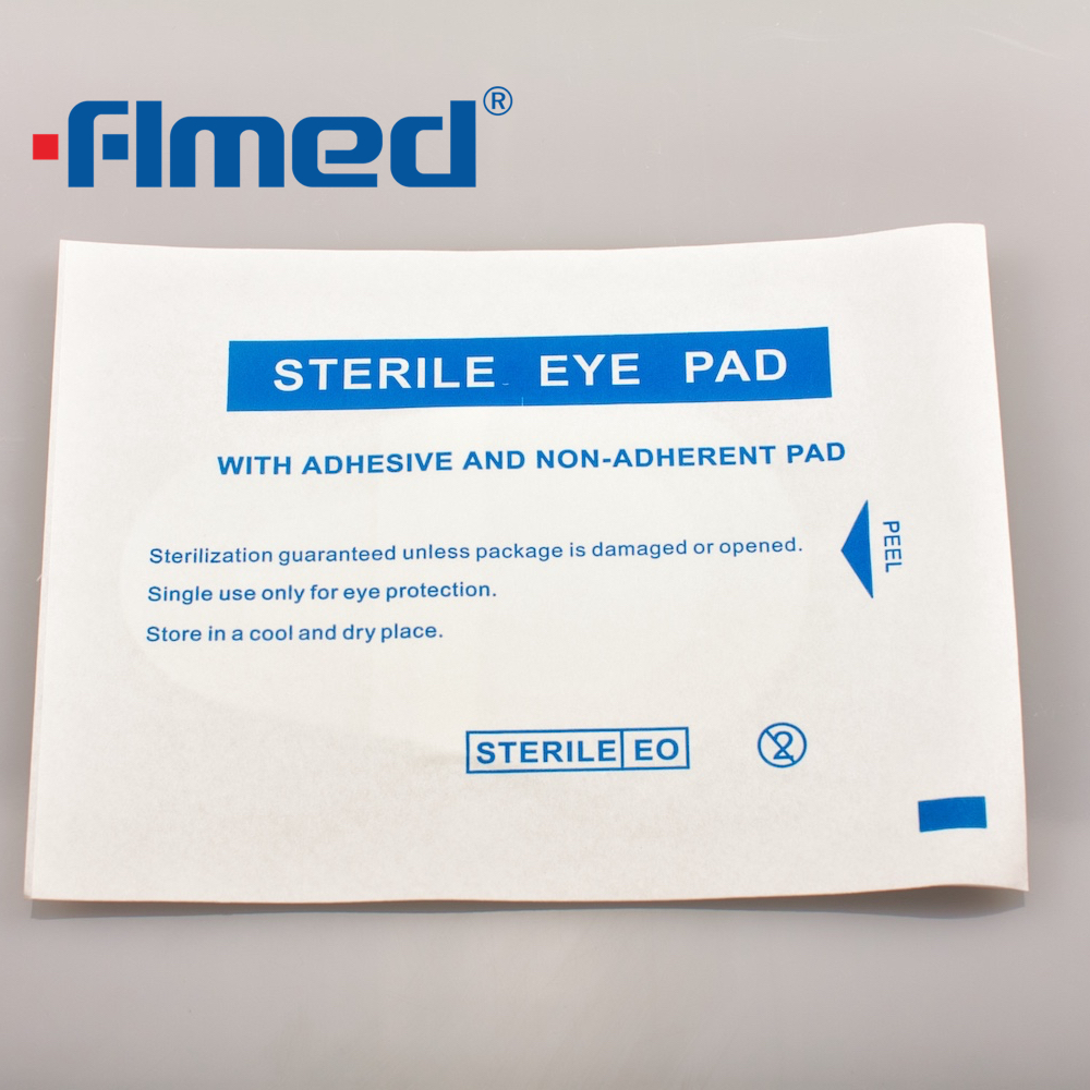  Овальная форма индивидуально упакованные медицинские стерильные глазные подушки