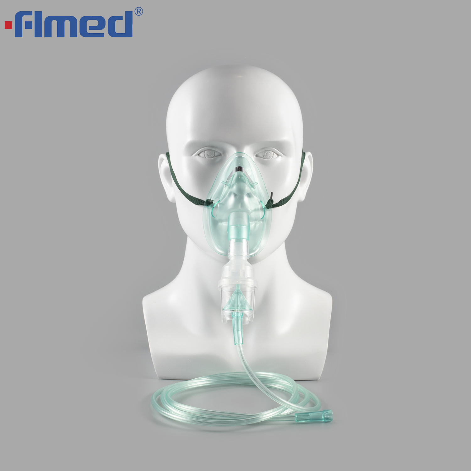 Одноразовая маска с небулайзером с трубками - размеры взрослых и педиатрии