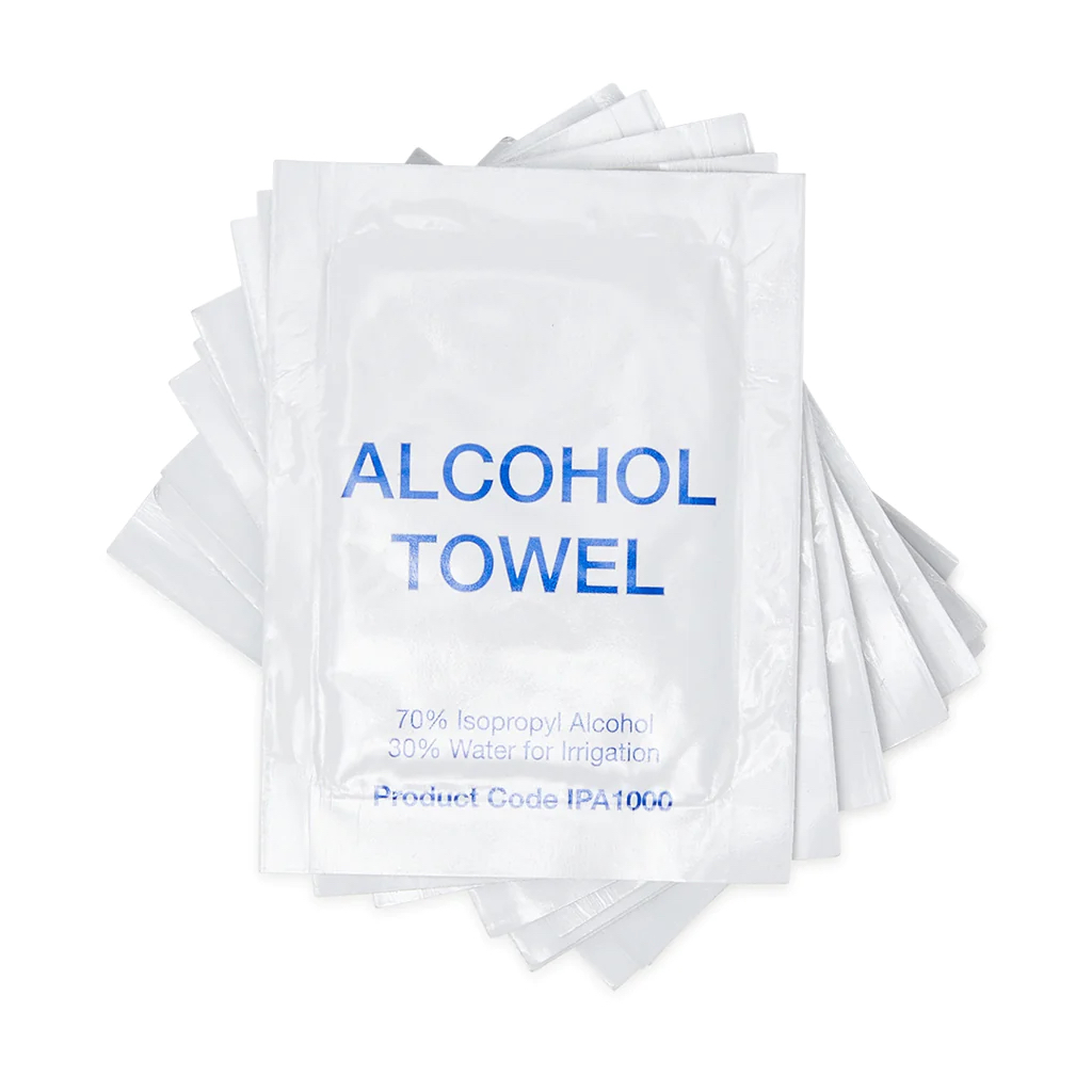 Алкогольные полотенце пакетики (100)