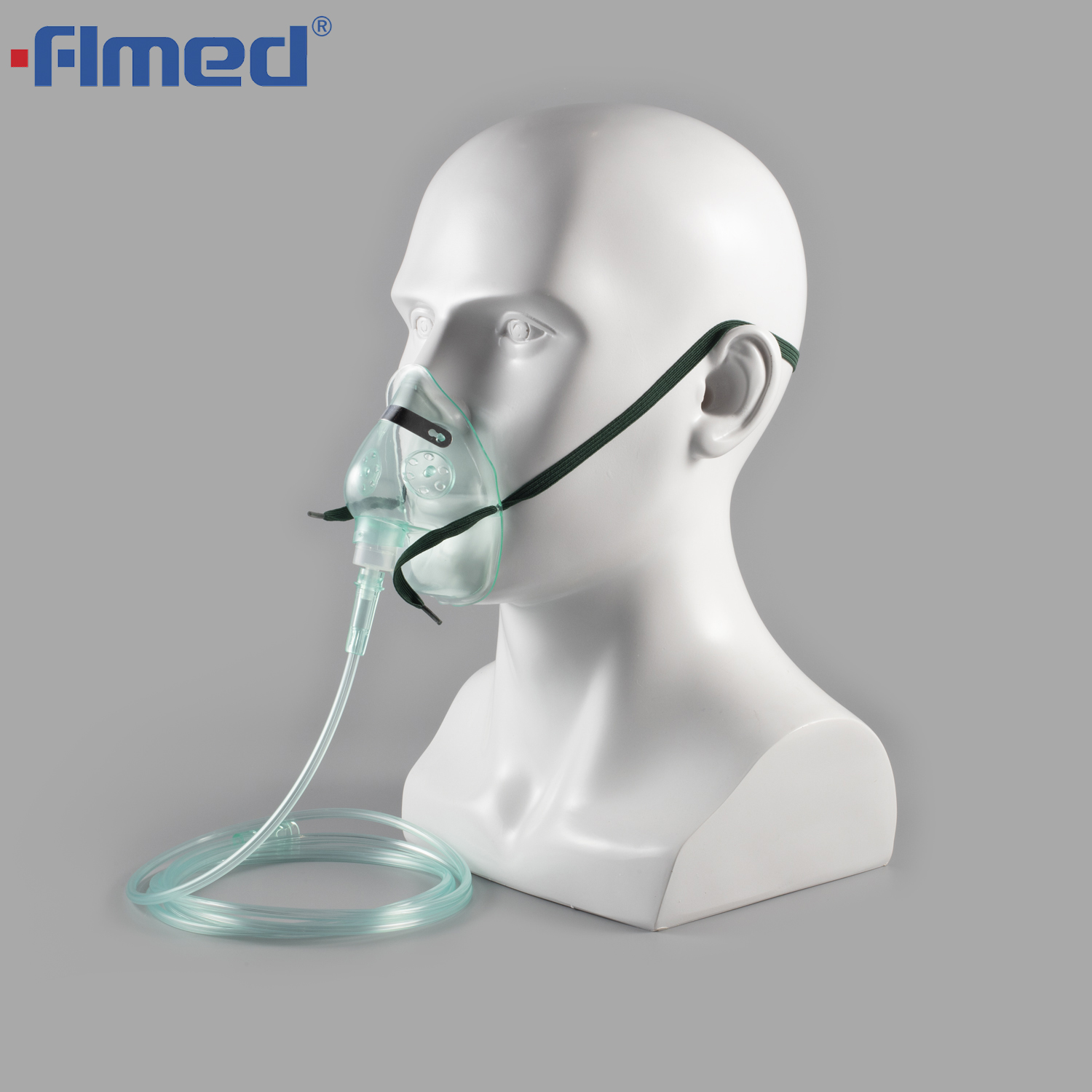 Медицинская одноразовая кислородная маска с трубками для взрослых и педиатрических